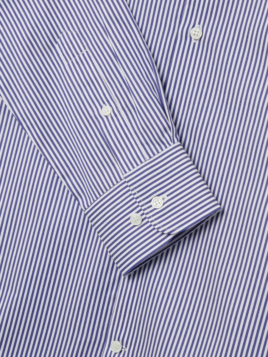 Slim-fit striped easy-iron shirt_5