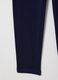 Girls' cotton stretch blue leggings with rhinestones_3