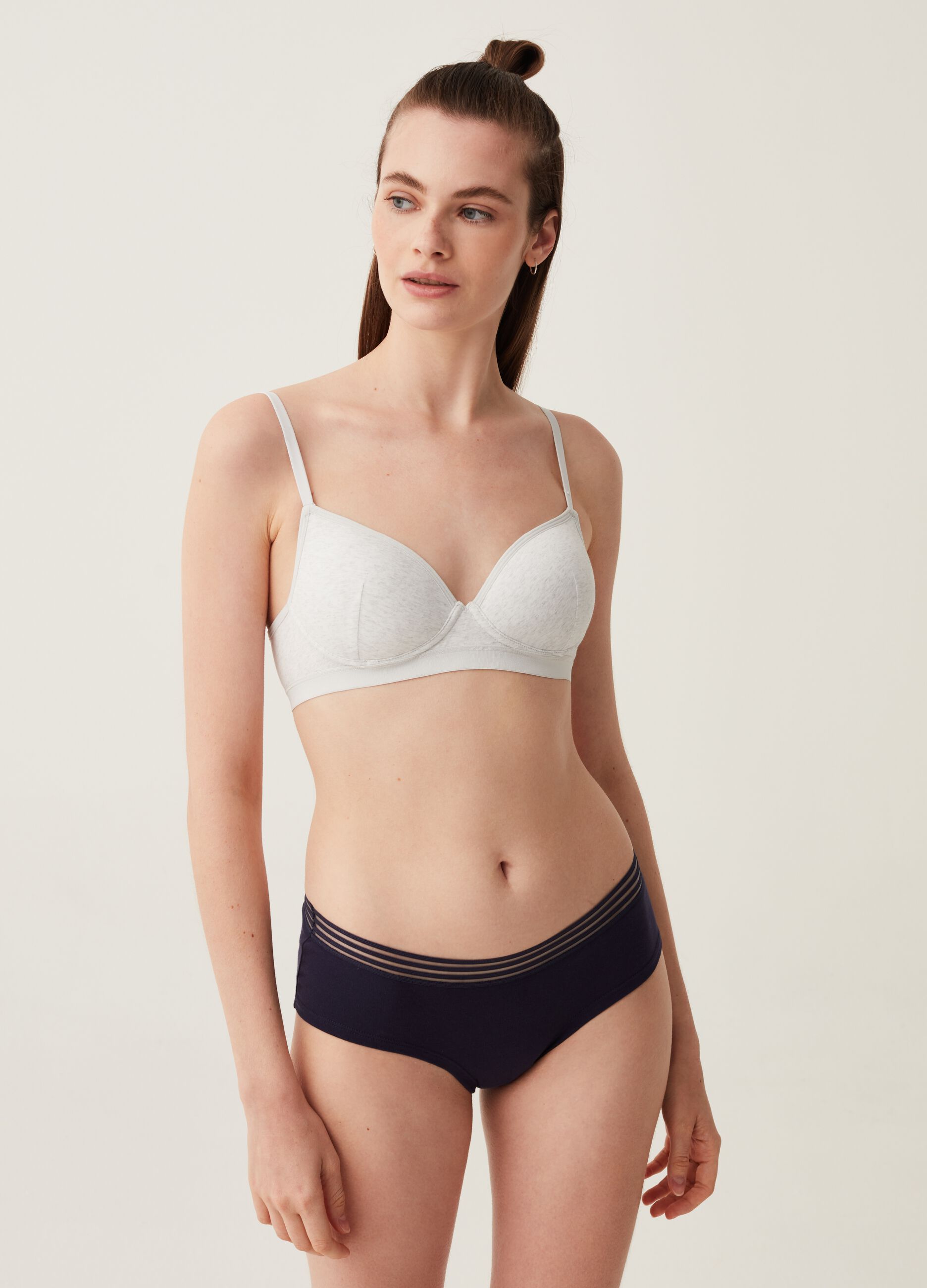 Bipack culotte con profili rigati_0