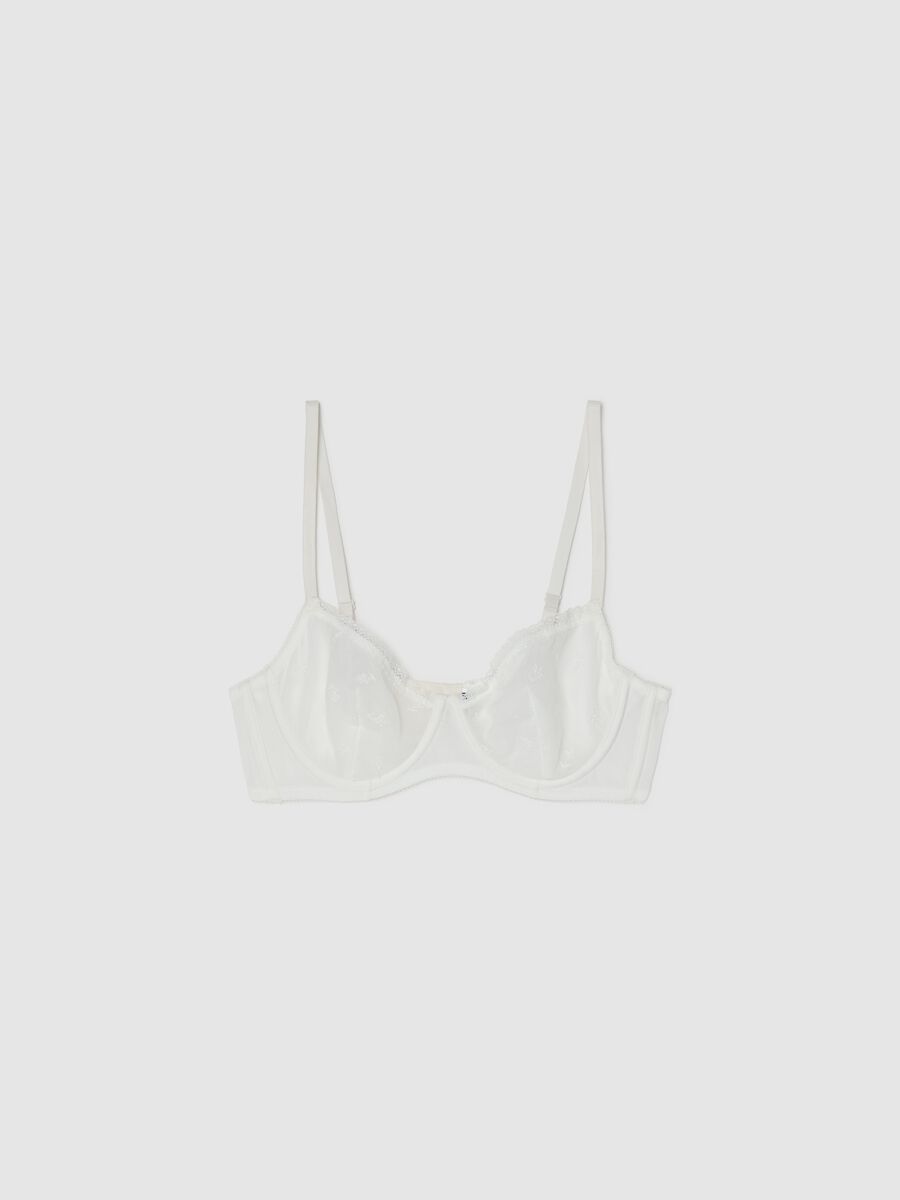 White balconette bra with foliage embroidery_4