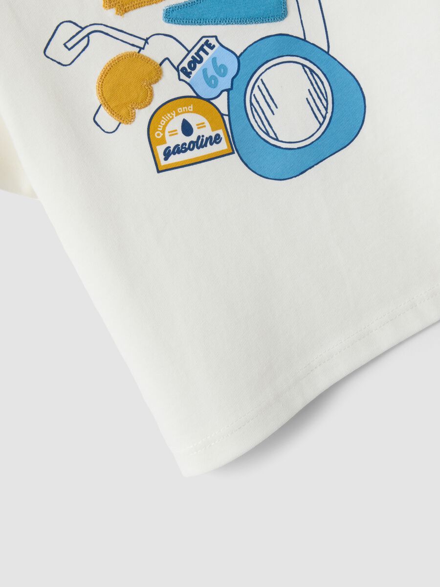 White short-sleeve pure cotton T-shirt_3