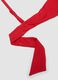 Red bandeau bikini top in stretch fabric_5