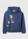 Sweatshirt with hood and Donald Duck print_0