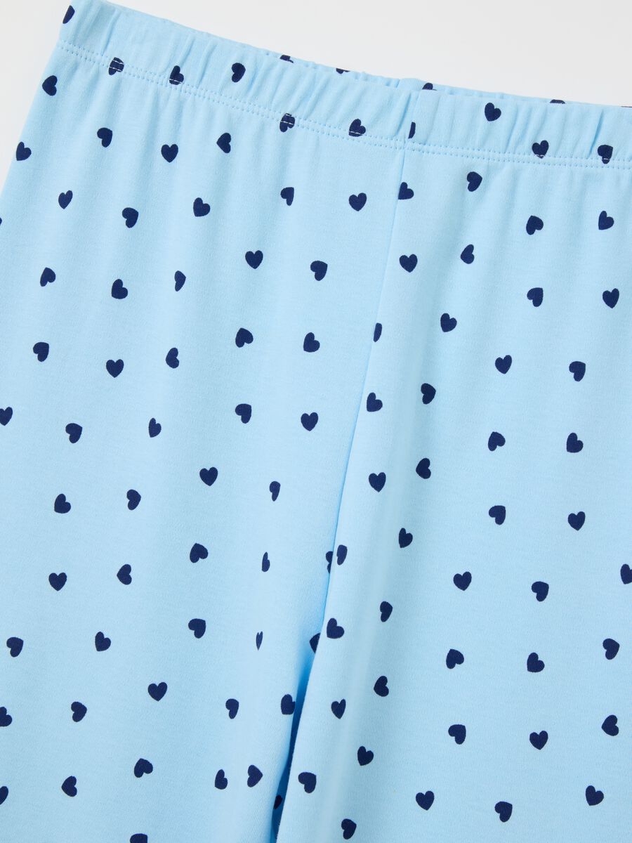 Organic cotton pyjamas with "BEDTIME" print_3