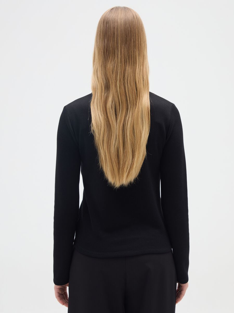 Black Long Sleeve Polo_2