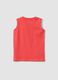 Red pure cotton surf print vest top_1