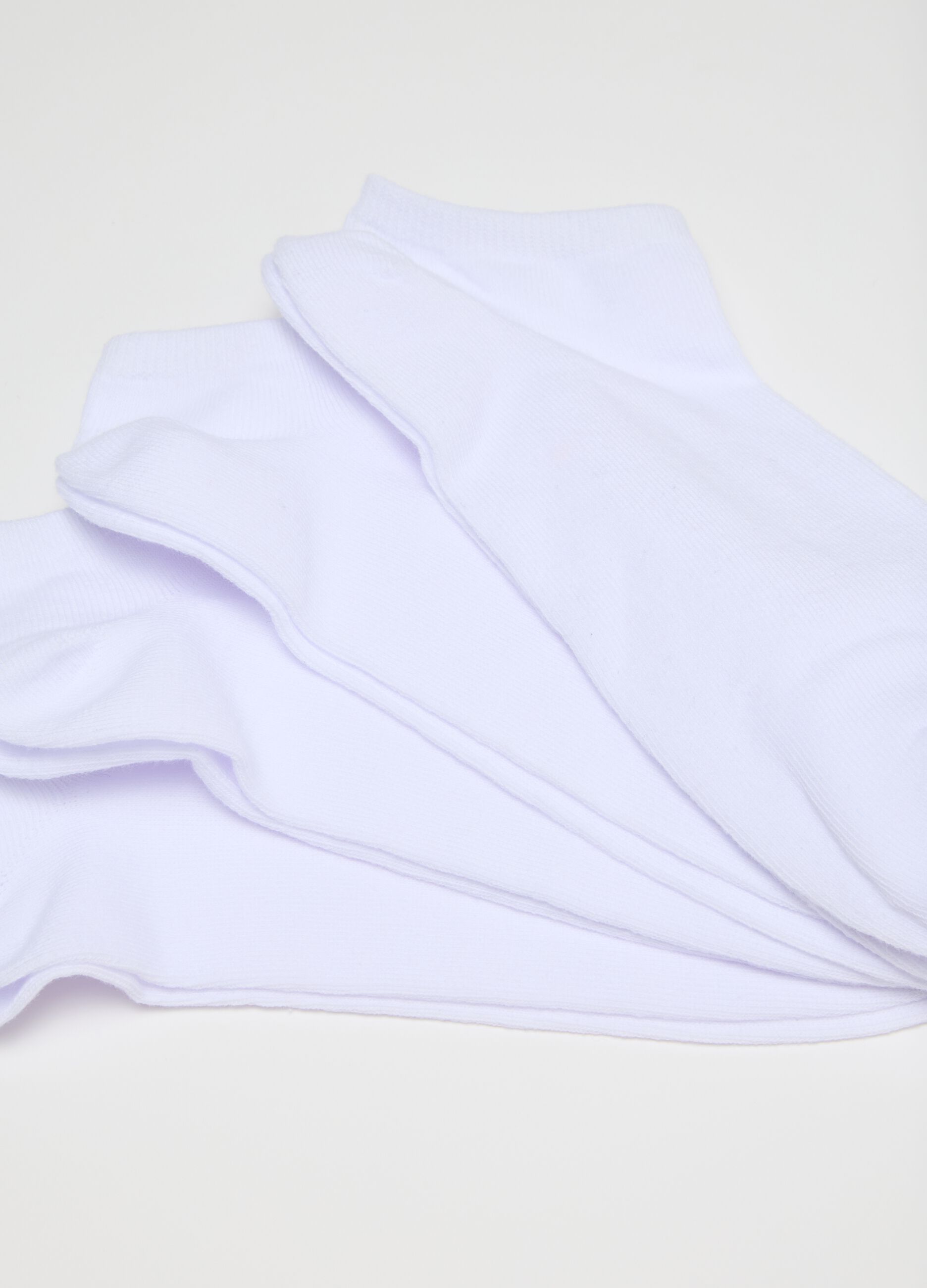 Men's Cotton Blend White Socks Multipack