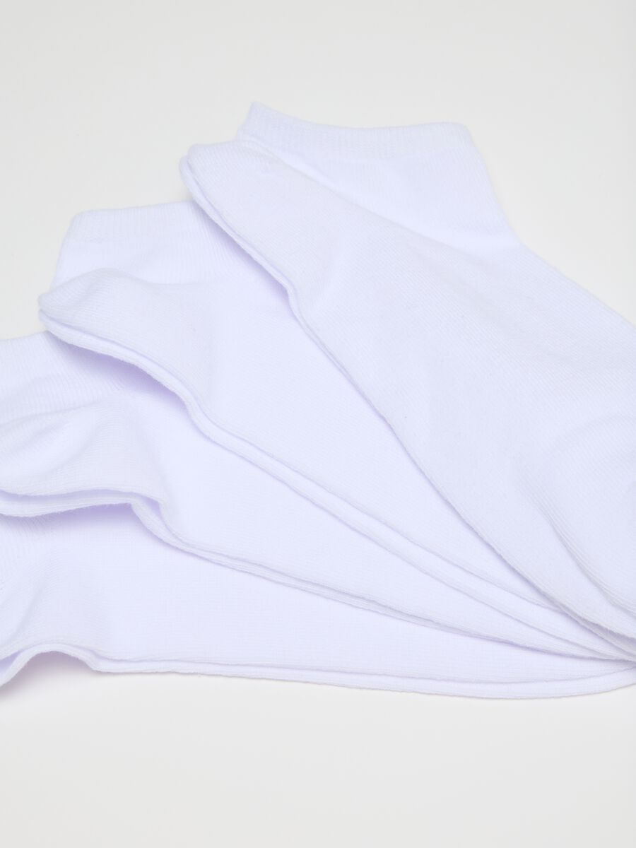 Men's Cotton Blend White Socks Multipack_1