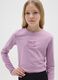 Pink long-sleeved stretch cotton t-shirt_2