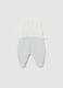 Grey cotton blend baby romper_1