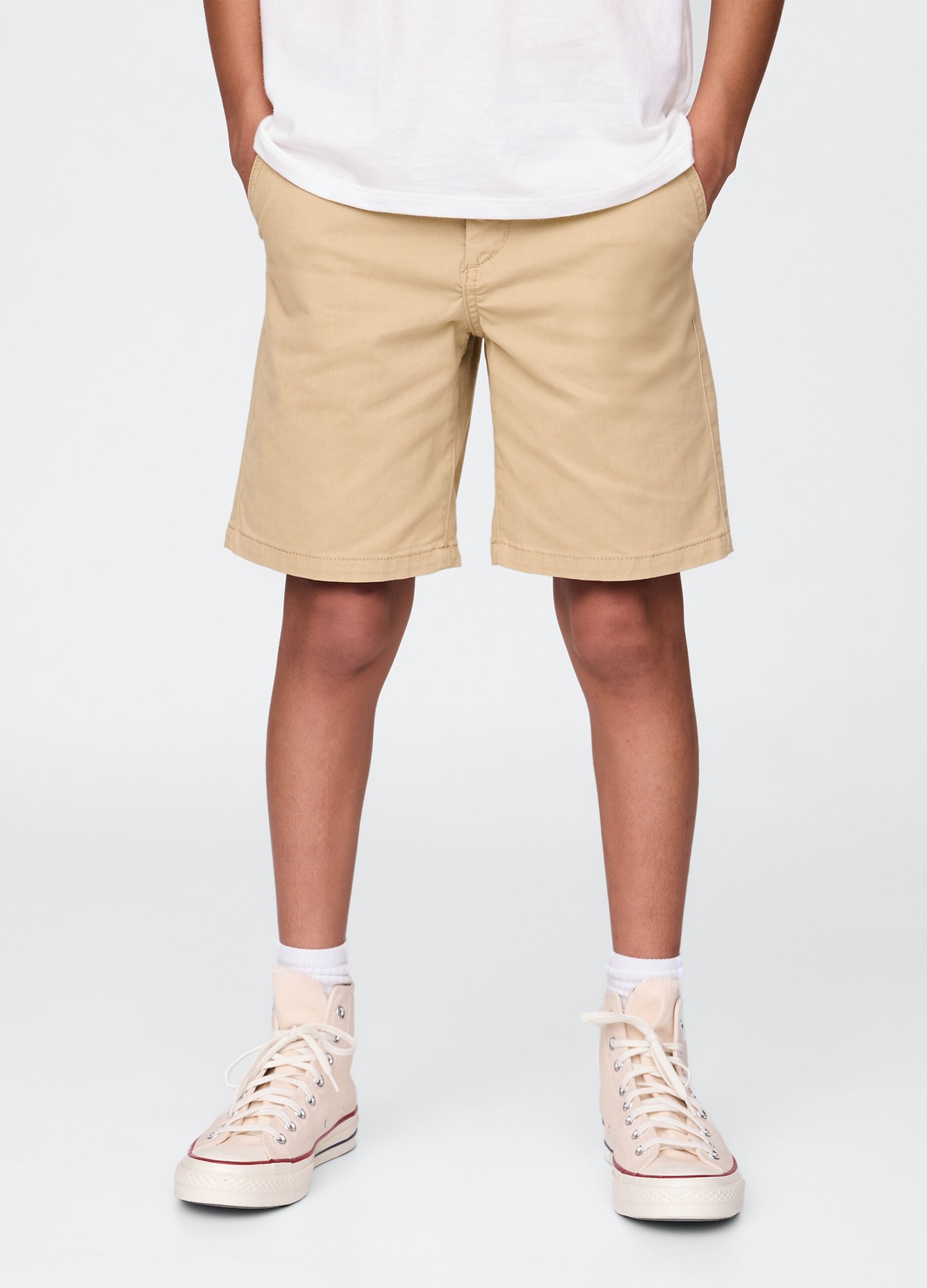 Beige shorts for boys