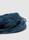 Sciarpa leggera blu regular fit_1