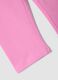 Girls' Slim Fit Pink Stretch Cotton Leggings_2