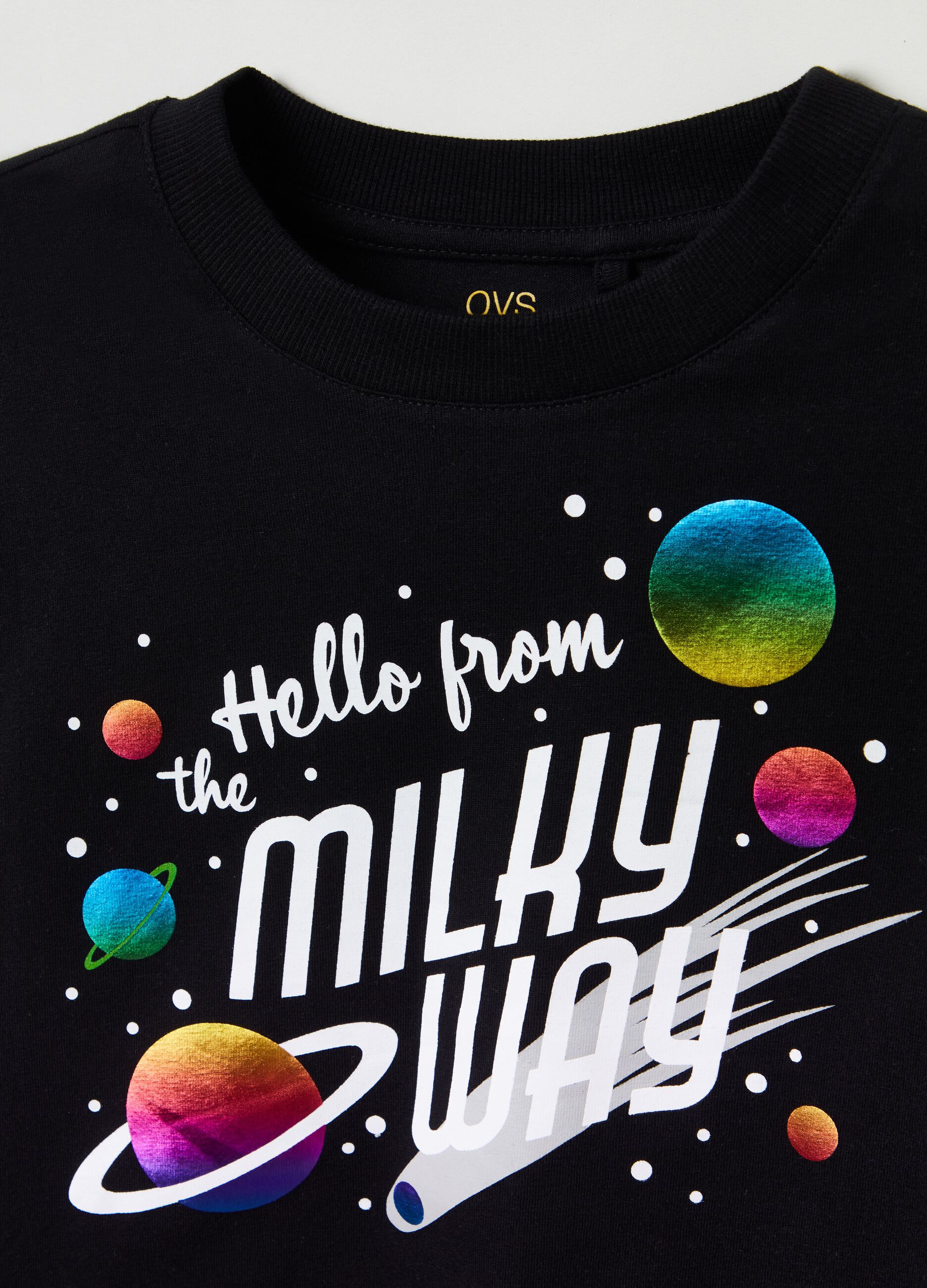 T-shirt a maniche lunghe con stampa_2