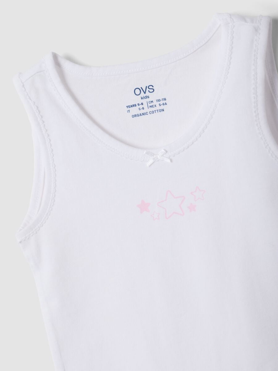 2-pack pink and white organic cotton crew-neck vests_2