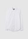 White pure cotton regular fit shirt_4