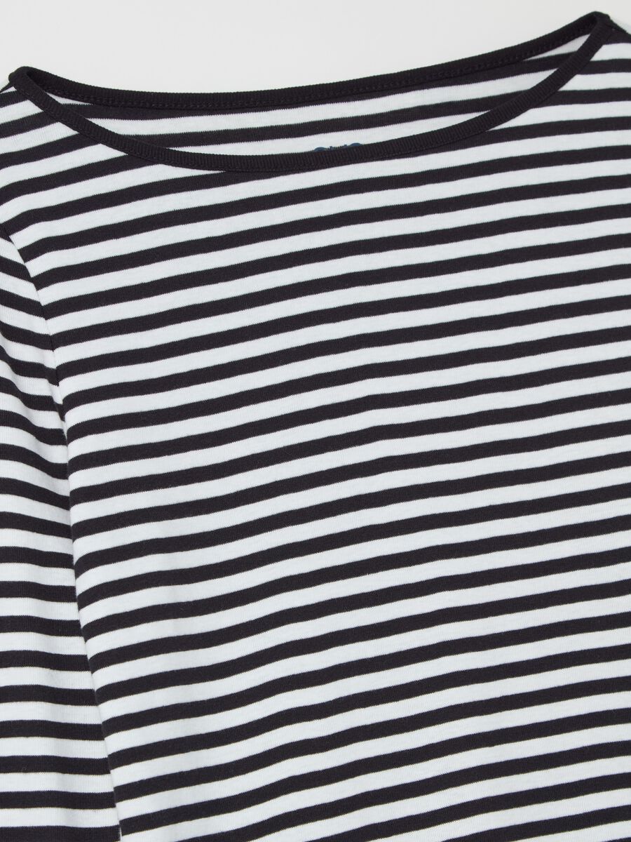 Long-sleeved striped T-shirt_5