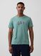 Pure cotton short-sleeve GAP logo T-shirt_0