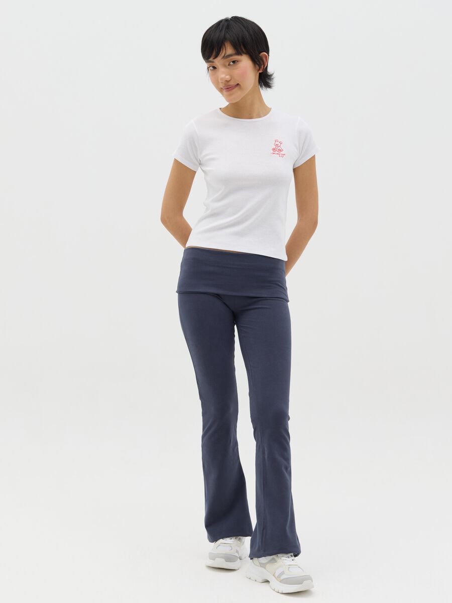 Slim-fit T-shirt in cotton_1