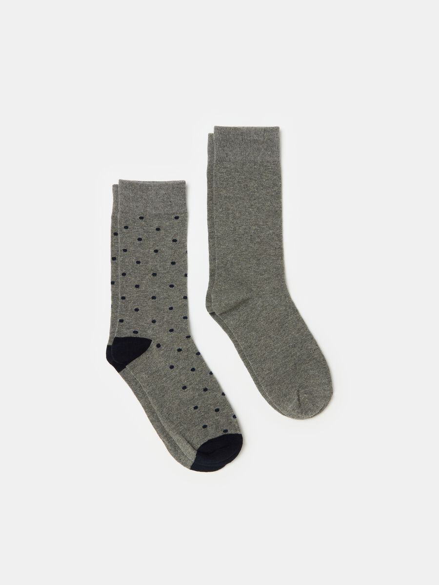 Two-pair pack of mid-length stretch socks_0