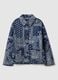 Multicolour padded jacket in pure cotton regular fit with pattern_5