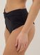 Black bikini bottoms with knotted detail in stretchy shaping fabric_3