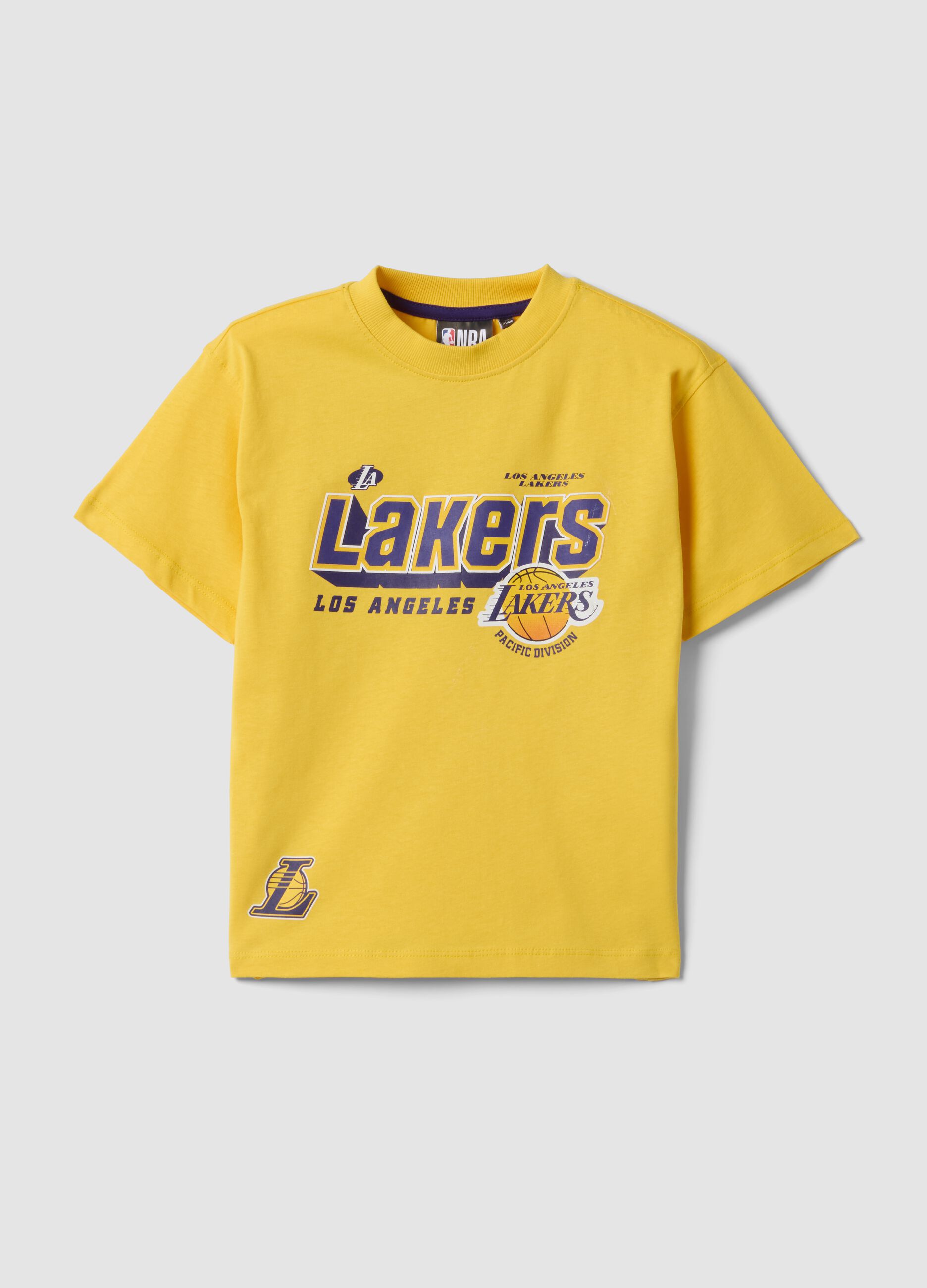 Yellow short-sleeved pure cotton T-shirt