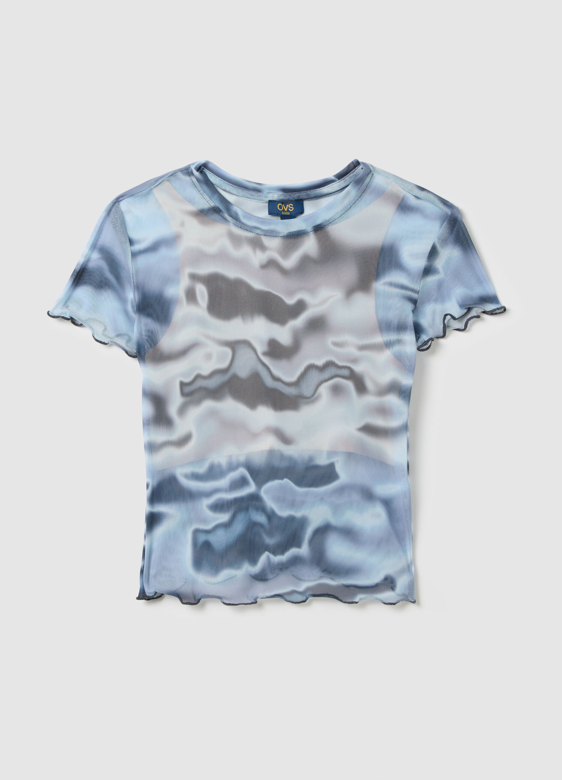 Marbled Effect Stretch T-Shirt for OVS Kids