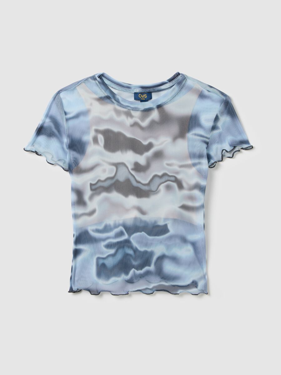 Marbled Effect Stretch T-Shirt for OVS Kids_3