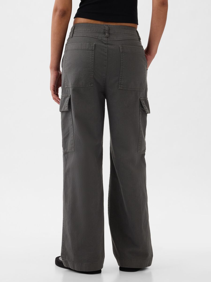 Loose-fit cargo trousers in cotton_3