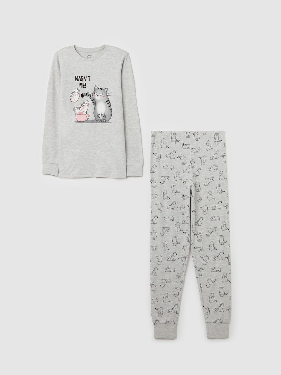 "Wasn't me" pyjamas in organic cotton_0
