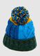 Children's multicolour hat with pom pom_3