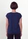 Blue pure viscose V-neck T-shirt, regular fit_3