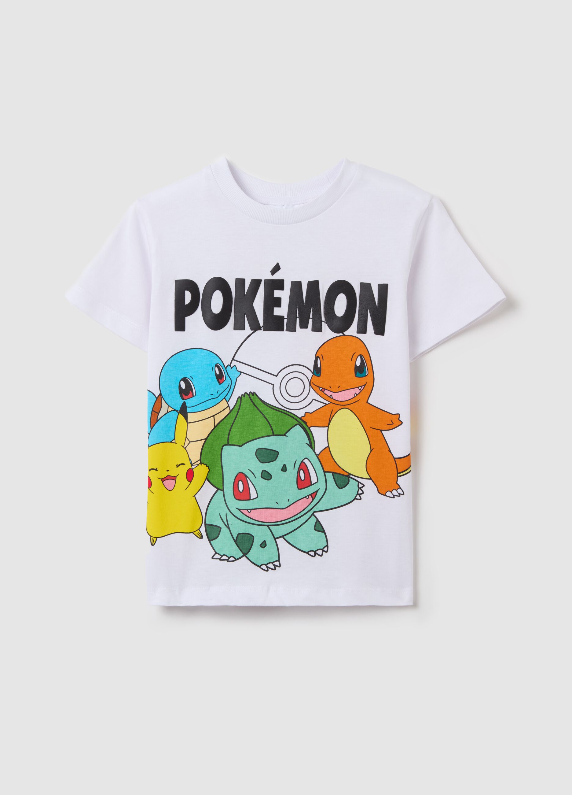 T-shirt in cotone con stampa Pokémon