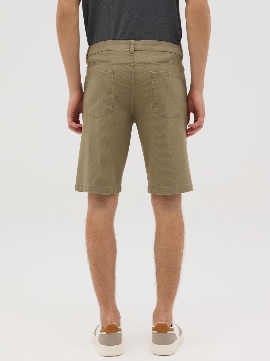Elegant Stretch Cotton Ovs Shorts_2