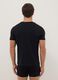 Tripack black V-neck t-shirts in pure cotton regular fit_2