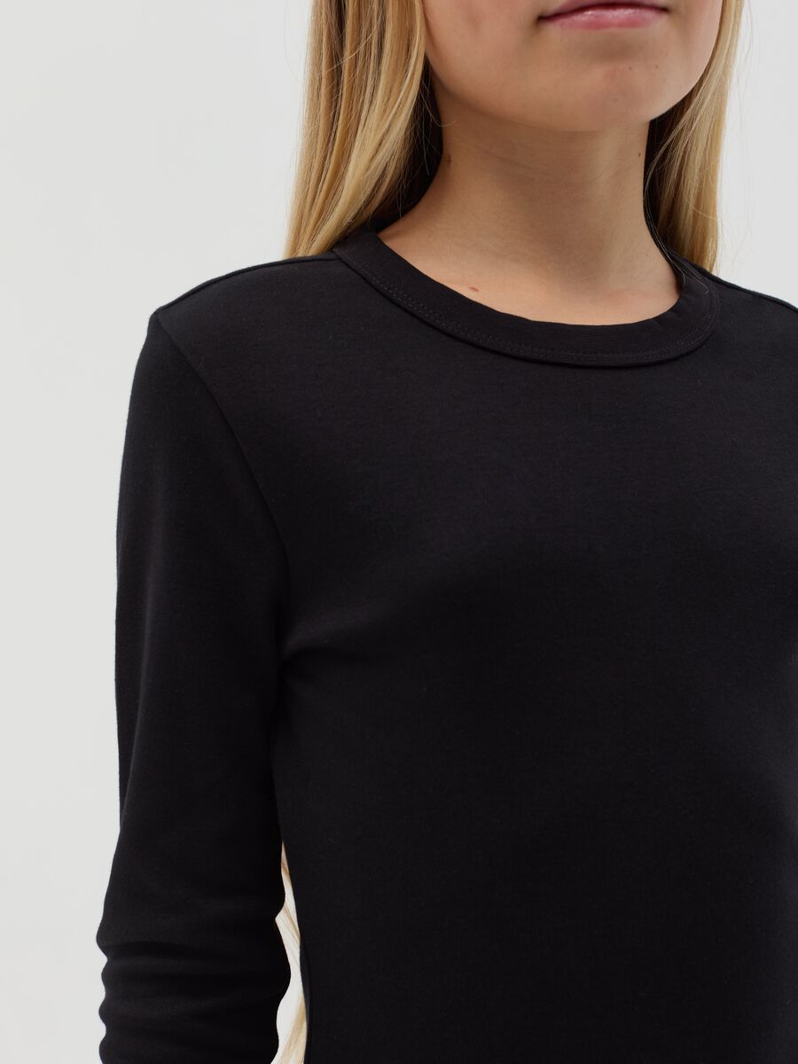 Essential long-sleeved T-shirt in organic cotton_1