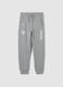 Boy's joggers in grey cotton blend relaxed fit_3