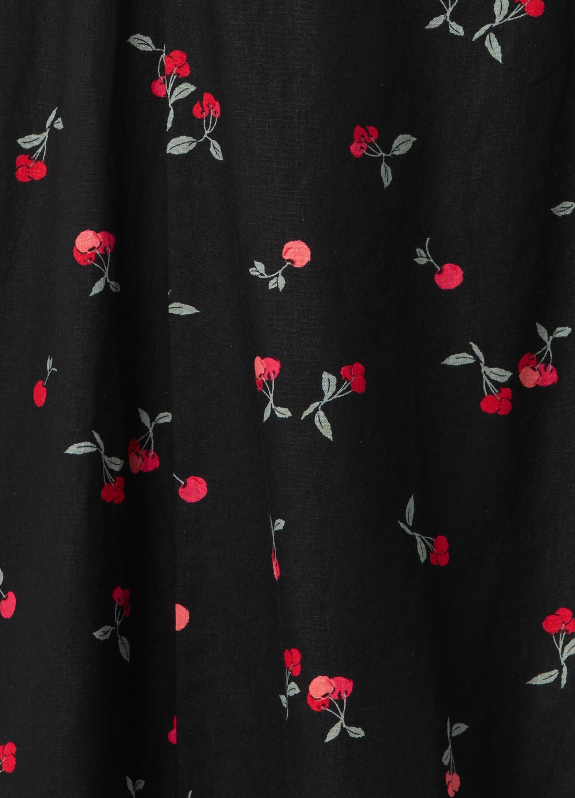 Black Floral Short Dress