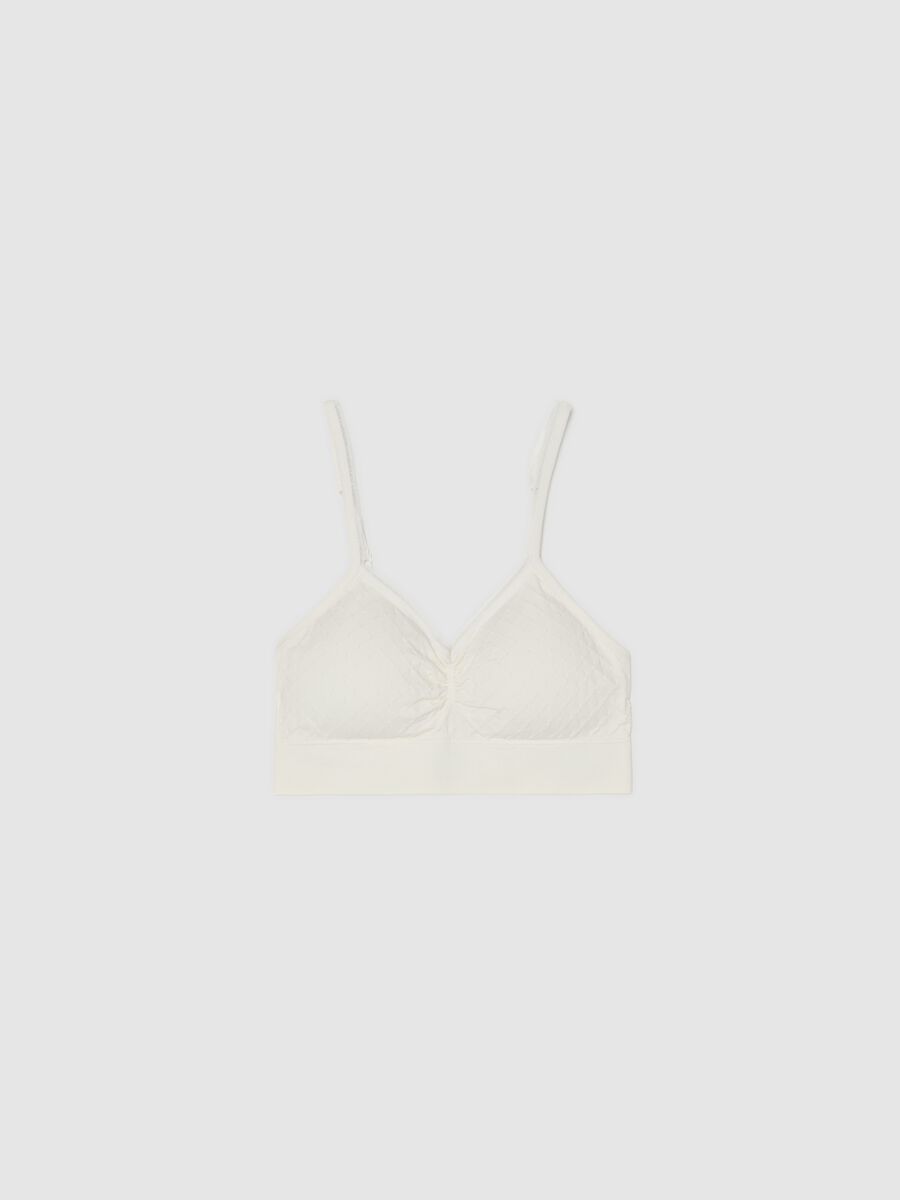 Microfibre bralette with dobby weave_4
