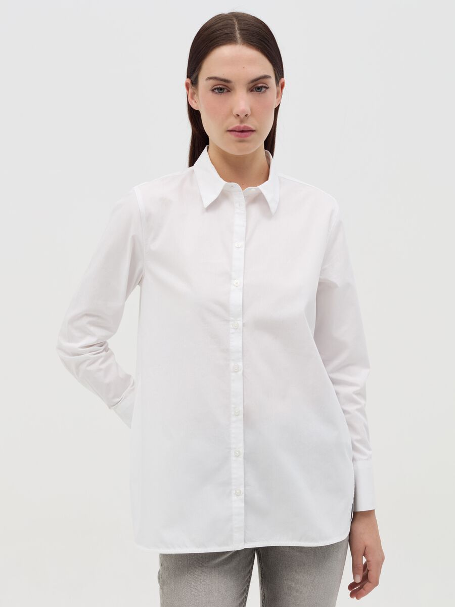 Striped cotton shirt_0