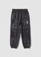 Pantaloni jogger neri in misto cotone con stampa MARVEL Spider-Man_0