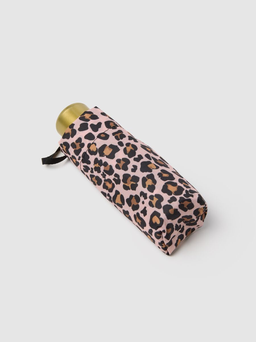 Ombrello leopardato pieghevole_0