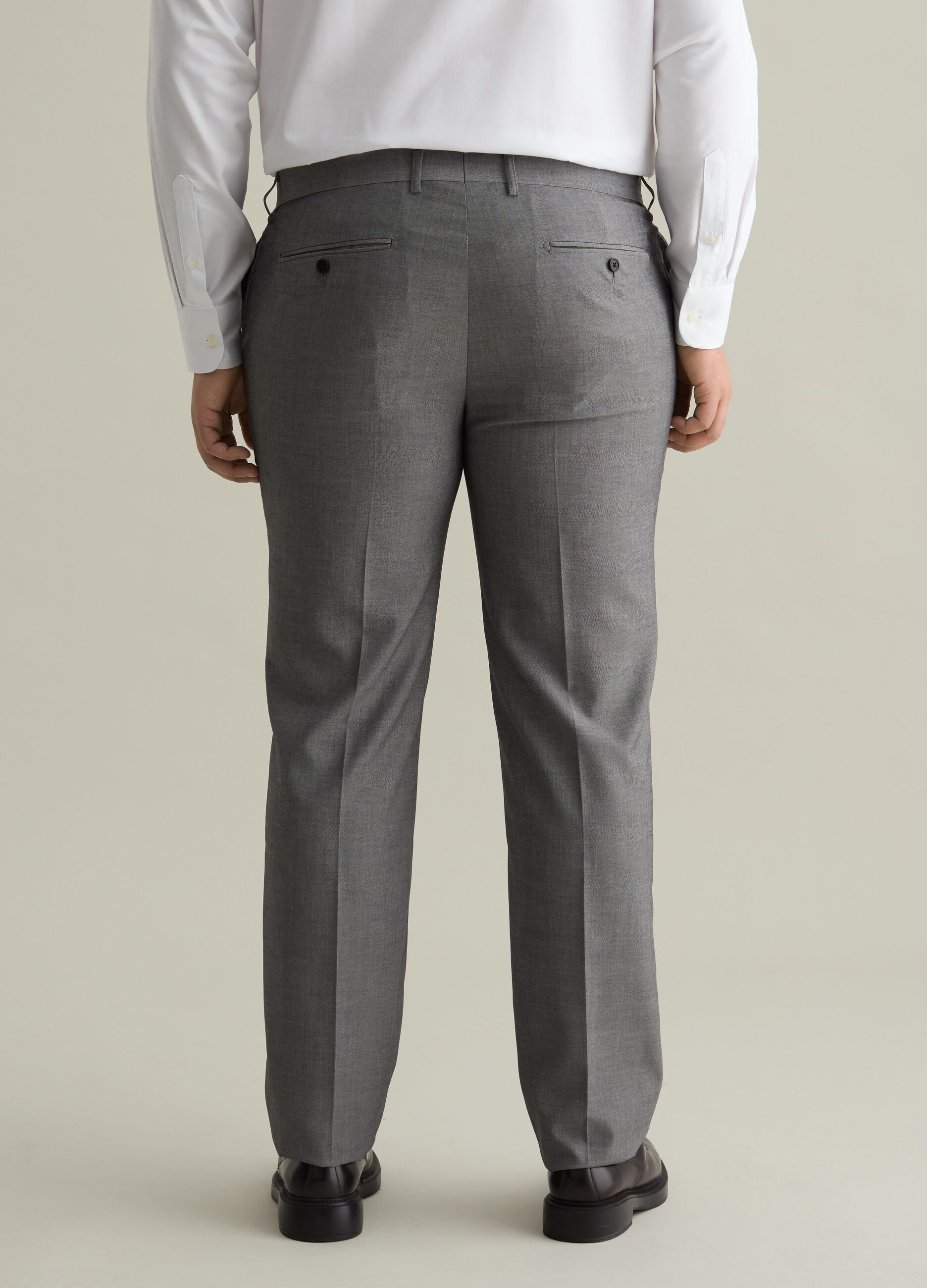 Regular-fit trousers in viscose blend