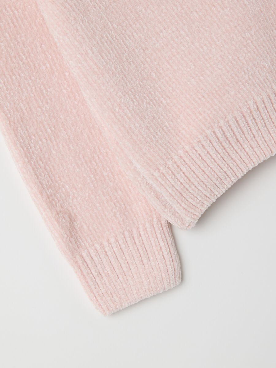 Girls' pink jumper regular fit_3