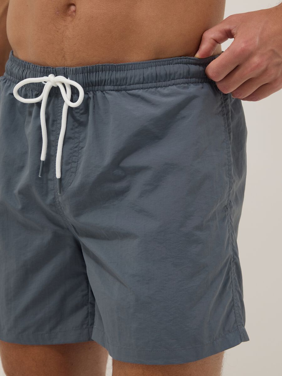 Boxer da mare grigi regular fit con coulisse_3