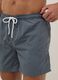 Grey regular-fit swim shorts with drawstring_3