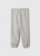 Light grey cotton-blend joggers with GAP logo_1