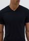 Men's black pure cotton T-shirt_1