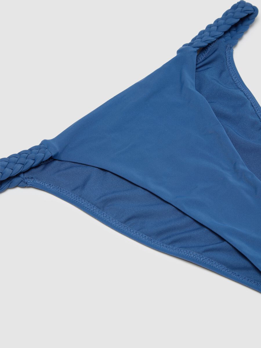 Women's mixed stretchy blue bikini_5
